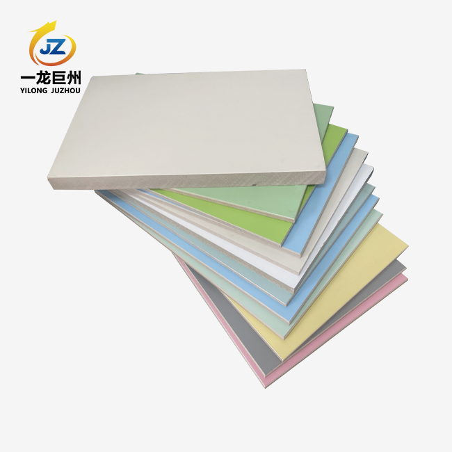 Painted calcium silicate board